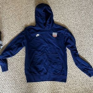 Men’s Nike Blue USA Hoodie (Small)